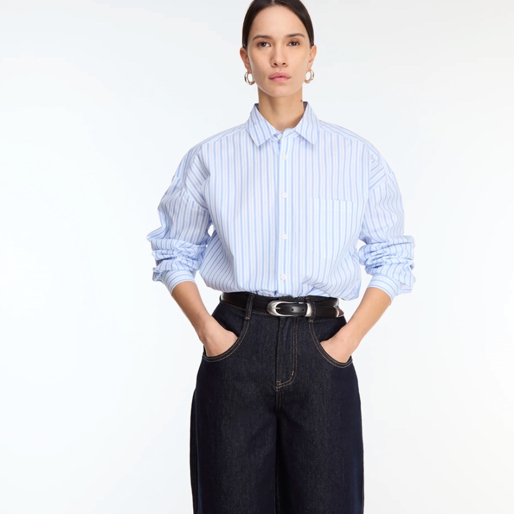 NWT Oak + Fort Cotton Button Downs Shirt